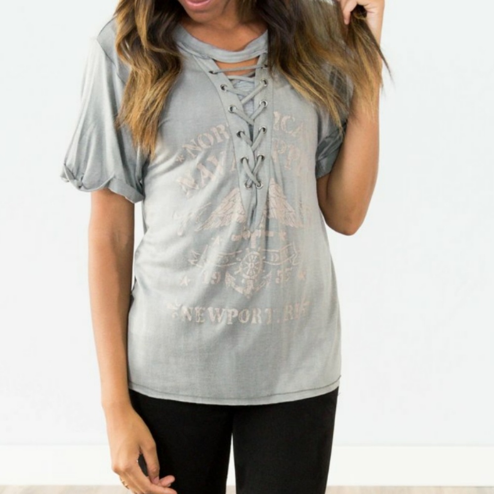 Gray top